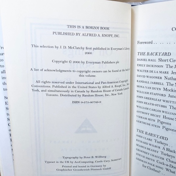 Wings of Song Poems about Birds Pocket Poets Book - Picture 8 of 16